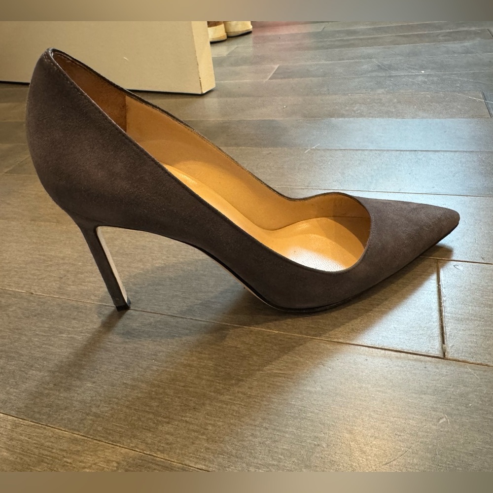 Manolo Blahnik Gray Heels